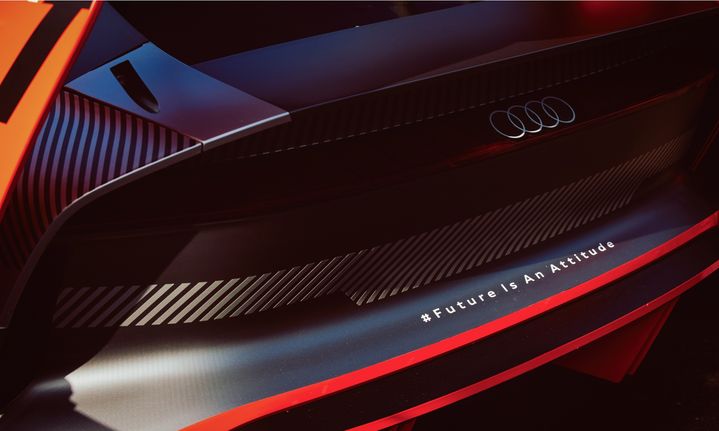 Rear detail of the Audi S1 Hoonitron.