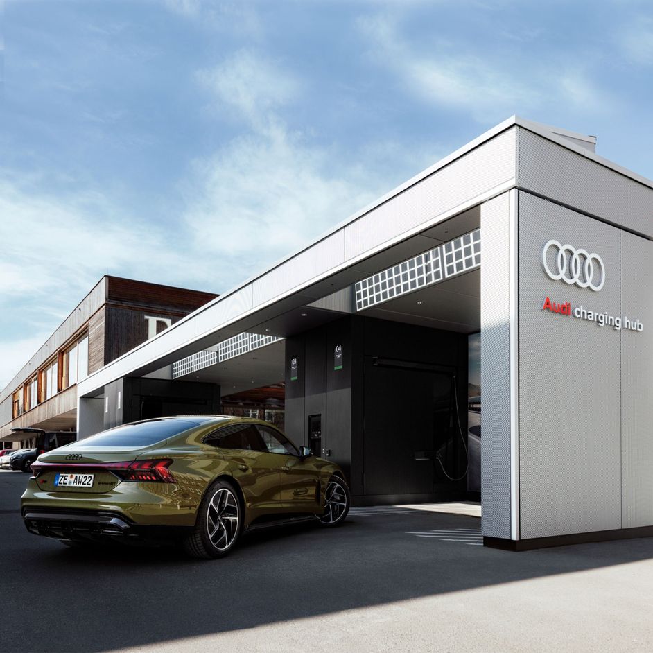The Audi charging hubs